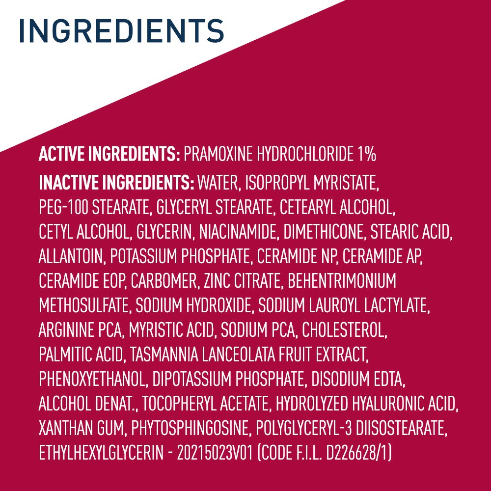 CeraVe Anti Itch Moisturizing Lotion with Pramoxine Hydrochloride, Relieves Itch with Minor Skin Irritations, Sunburn Relief, Bug Bites, 8 Ounce - Image 6