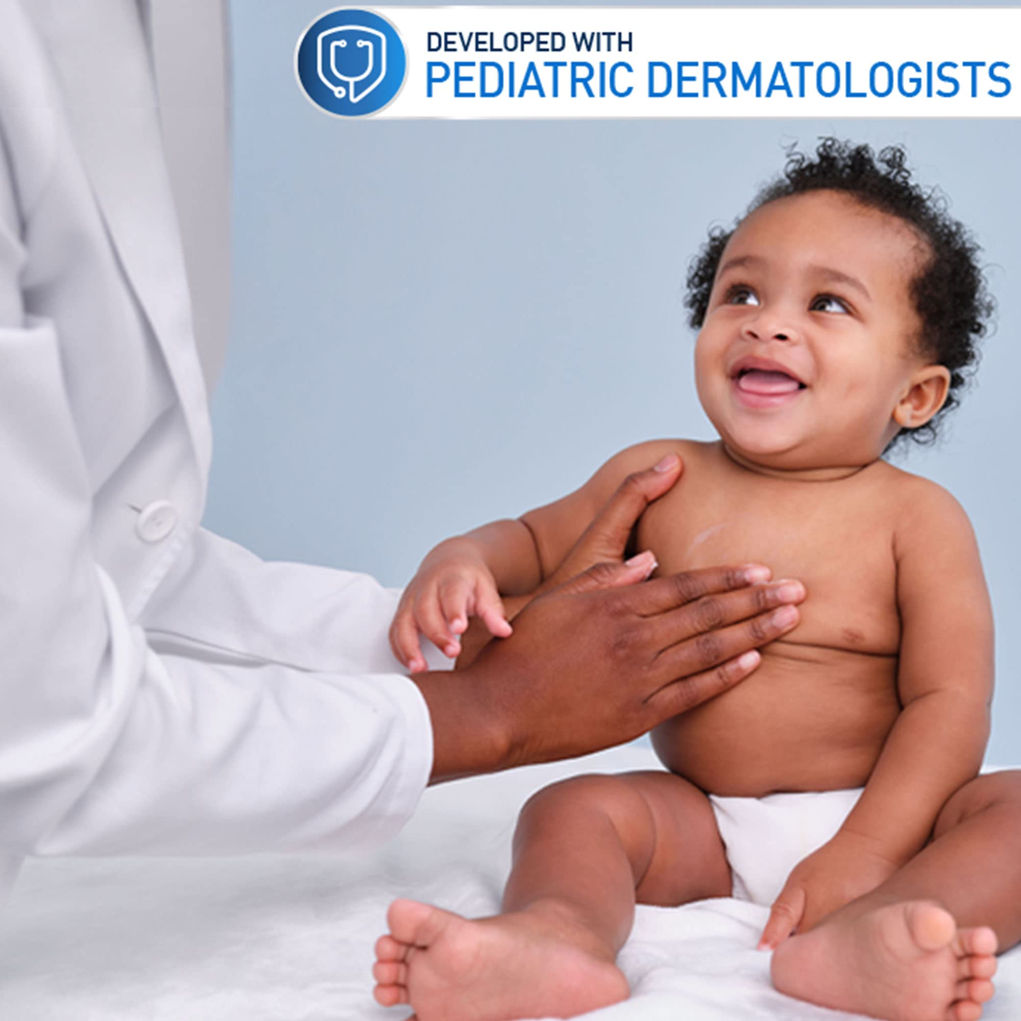 CeraVe Baby Bath Set, 8oz Wash & Shampoo + 8oz Moisturizing Lotion + 3oz Healing Ointment, Fragrance, Parabens, Phthalates, & Tear Free Baby Bath Essentials - Image 4