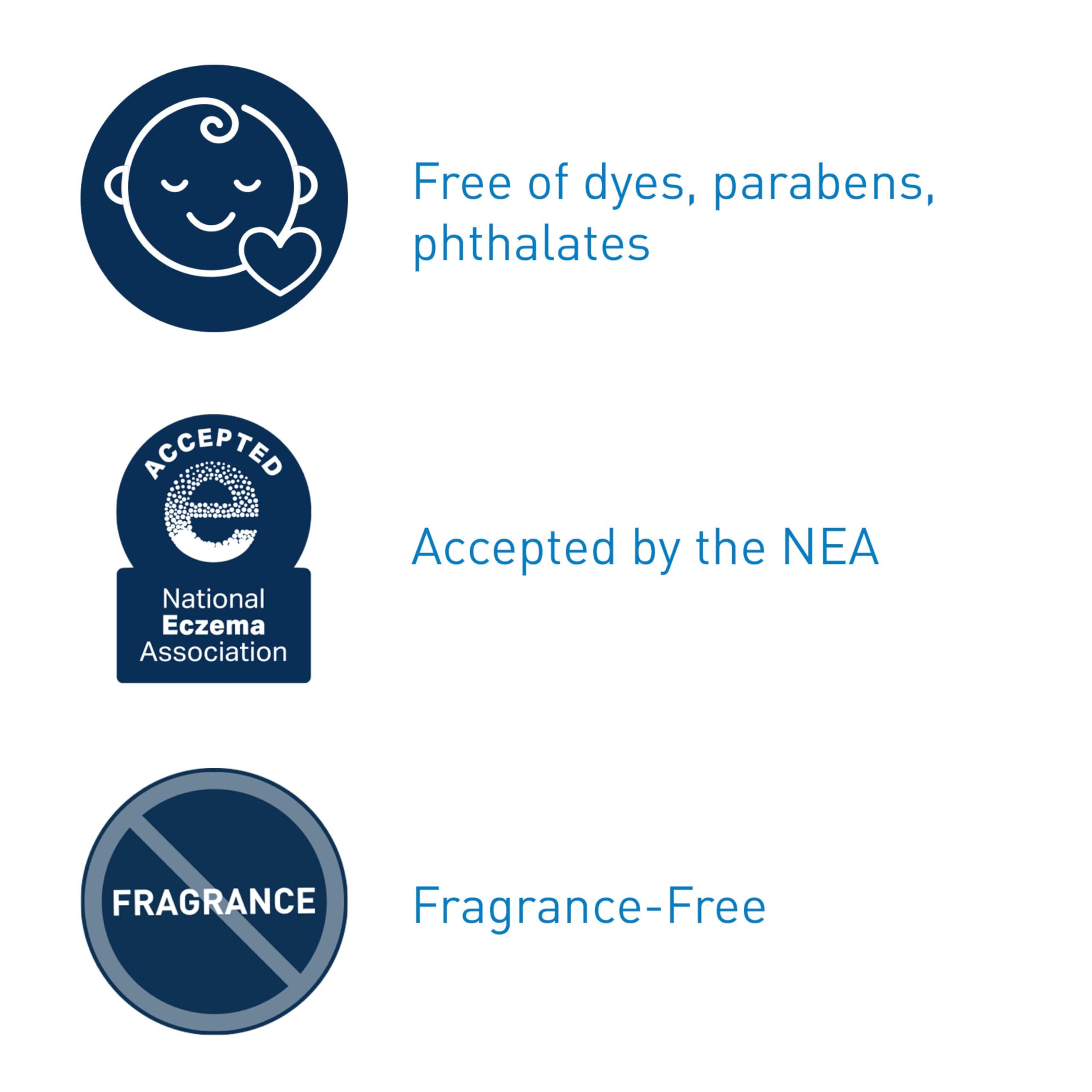 CeraVe Diaper Rash Cream, Baby Healing Ointment for Extra Dry, Cracked Skin, Diaper Cream with Ceramides & Vitamin E, Lanolin, Fragrance, Paraben, Dye, Phthalates & Sulfate Free, 3 Ounce - Image 3