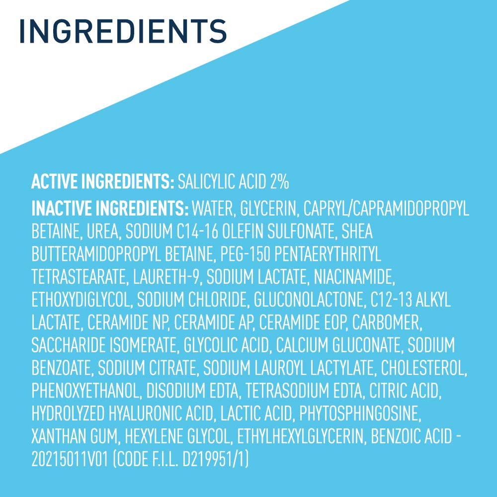 CeraVe Cleanser for Psoriasis Treatment, With Salicylic Acid for Dry Skin Itch Relief & Latic Acid for Exfoliation, Fragrance Free & Allergy Tested, 8 Ounce - Image 6