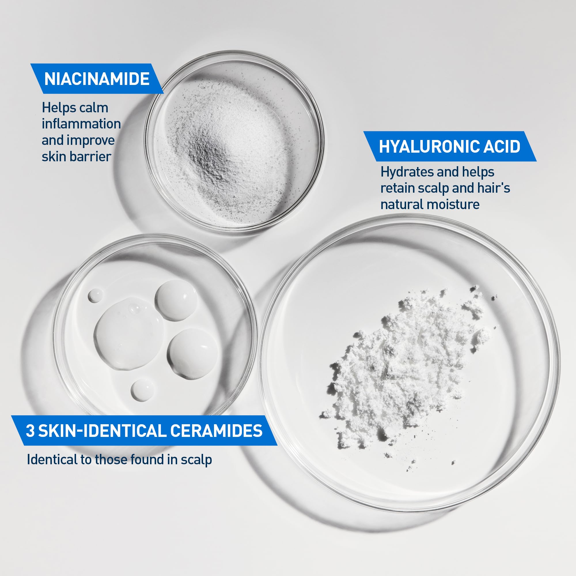 CeraVe Gentle Hydrating Shampoo and Conditioner Set, With Ceramides, Niacinamide & Hyaluronic Acid For Soft, Healthy Looking Hair & Scalp, Sulfate Free & Color Safe, For All Hair Types - Image 4