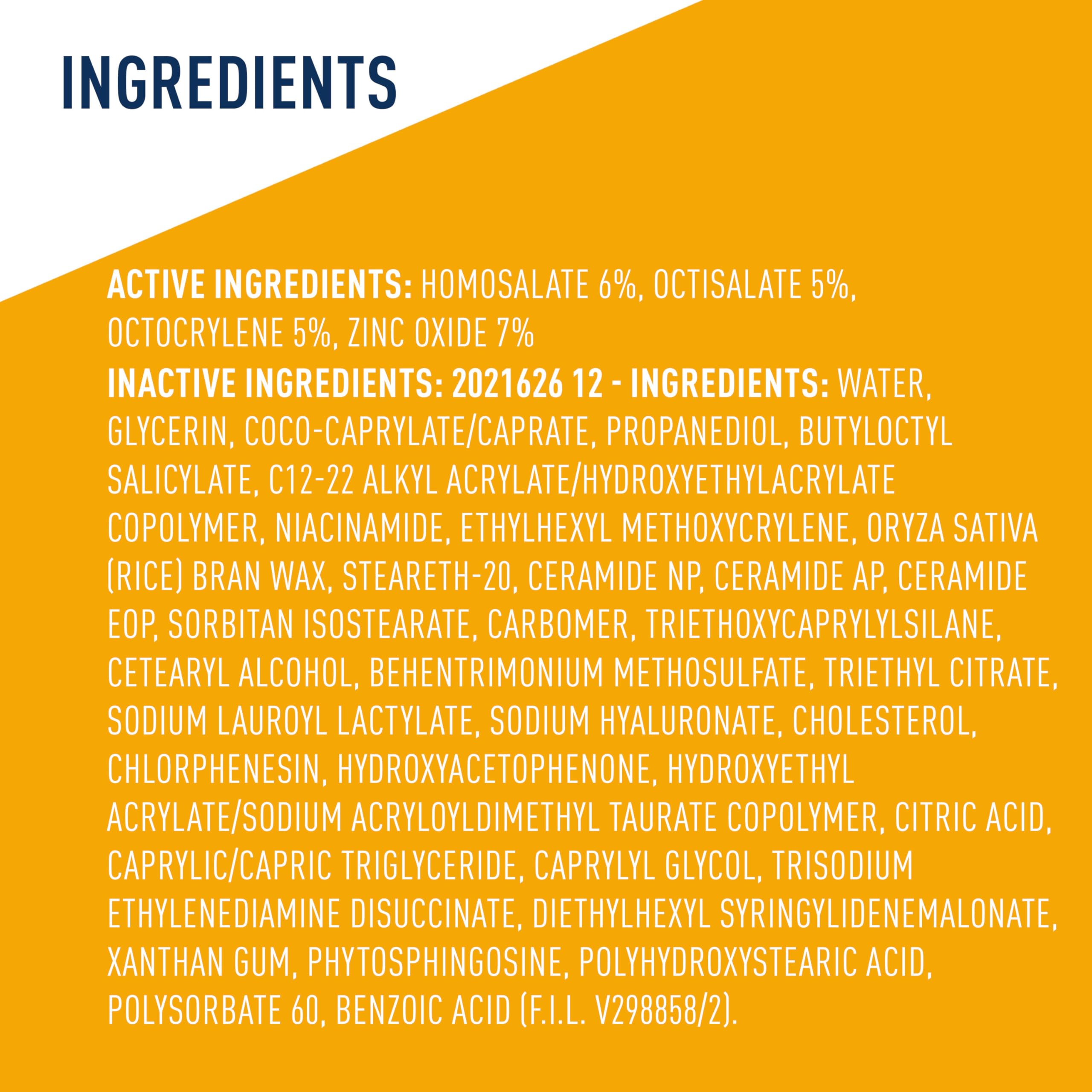 CeraVe Hydrating Sheer Sunscreen with SPF 30 for Face and Body, Mineral & Chemical Sunscreen for Men & Women with Zinc Oxide, Hyaluronic Acid and Ceramides, Paraben-Free + Fragrance-Free, 5 Ounces - Image 7