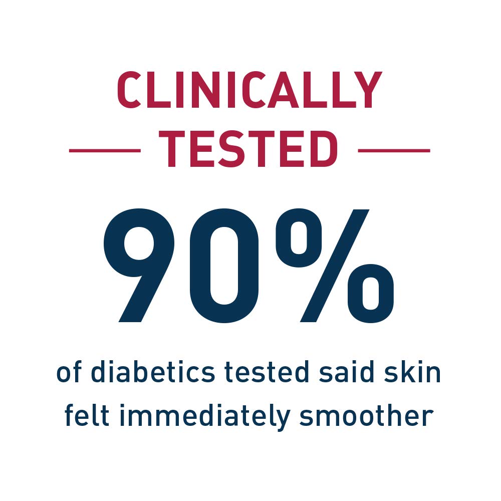 CeraVe Moisturizing Cream for Diabetics’ Dry Skin, Urea Cream with Bilberry for Face and Body, Fragrance Free & Paraben Free, 8 Ounce - Image 4